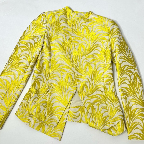 NWT INTERMIX Bayley Metallic Brocade Jacket  Fits a SZ 6 Petitie - Picture 6 of 10